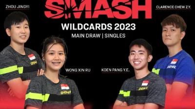 Kejutan Besar di Singapore Smash: Duo Muda Zeng Jian dan Ser Lin Qian Goyang Panggung Dunia