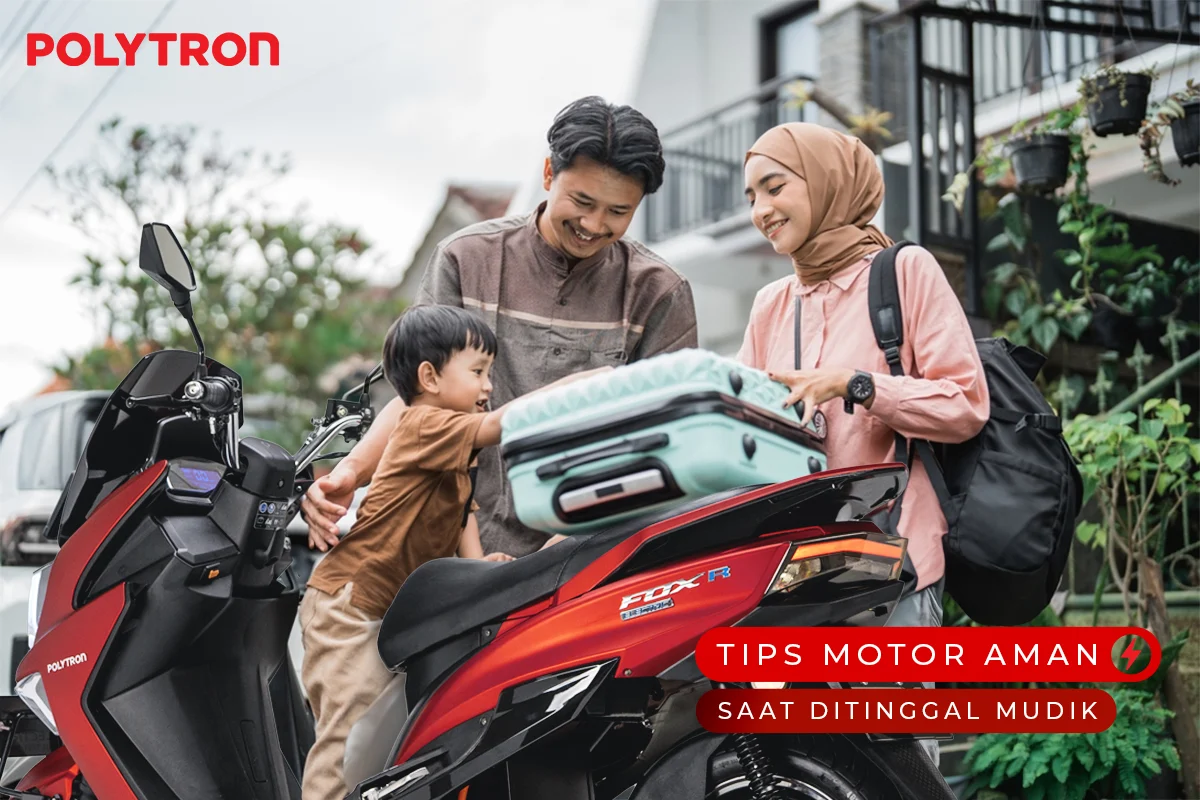 6 Tips Aman Meninggalkan Motor Listrik saat Mudik Lebaran