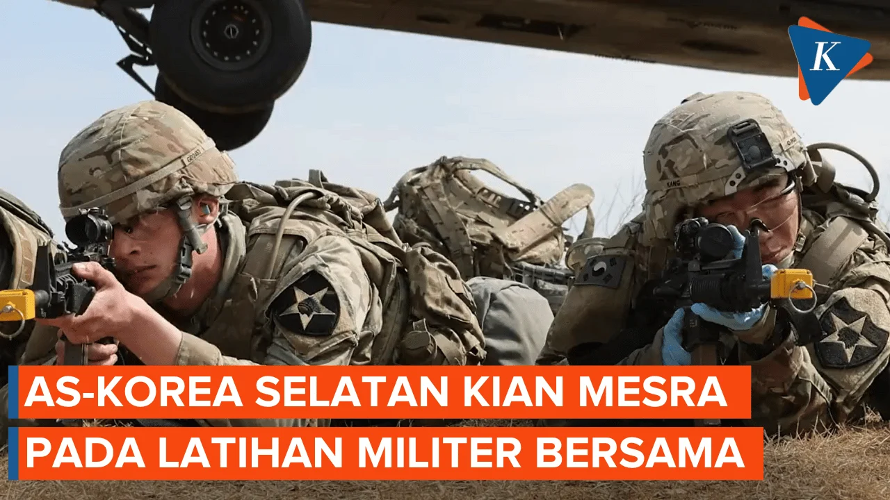 AS Gelar Latihan Militer Besar Bersama Korea Selatan di Tengah Konflik Timur Tengah