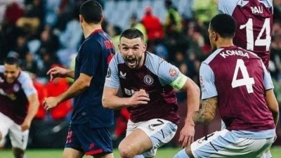 Aston Villa Gila di Europa League: Kemenangan 2-0 atas Lille Bawa Tim ke Perempat Final