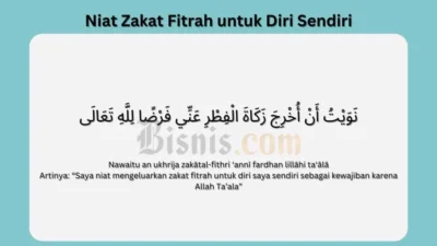 Bacaan Niat dan Batas Akhir Bayar Zakat Fitrah 2026