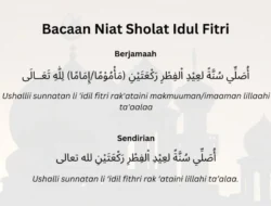 Bacaan Salat Idulfitri: Niat, Tata Cara Takbir, dan Amalan Sunnah yang Perlu Diketahui