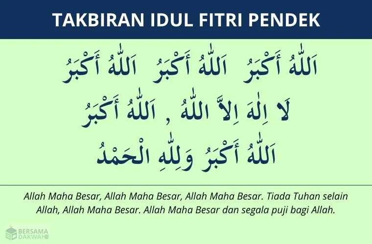 Bacaan Takbir Tambahan Salat Idulfitri Sesuai Tuntunan Ulama