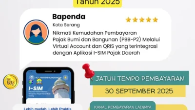Bapenda Kota Serang Luncurkan Program Ketok Pintu, Distribusi SPPT PBB Capai 50 Persen
