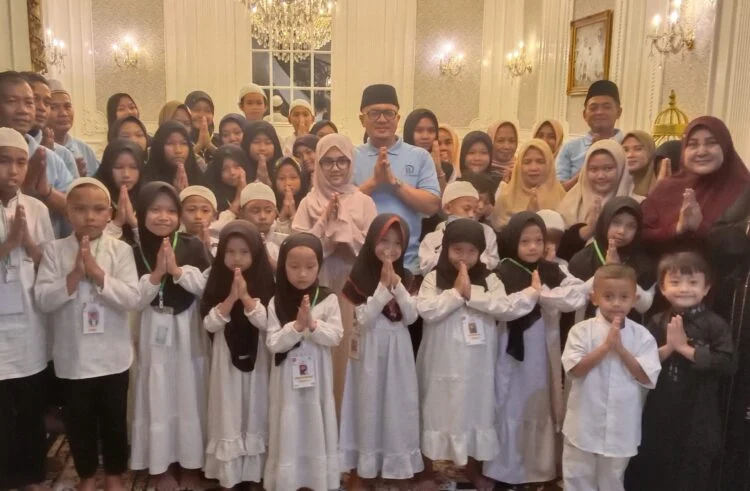 Berkah Ramadhan, SMSI Kabupaten Serang Santuni Puluhan Anak Yatim