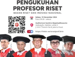 BRIN Tambah Lima Profesor Riset Baru