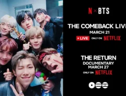 BTS Pecah Rekor Global: 18,4 Juta Penonton Saksikan "The Comeback Live" di Netflix