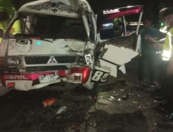 Bus Ringsek di Surakarta Akibat Motor Berhenti di Tengah Jalan, 4 Penumpang Luka Parah