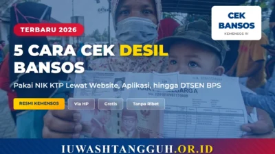 Cara Cek Desil Bansos 2026 dengan NIK KTP, via Cekbansos Kemensos.go.id maupun Offline