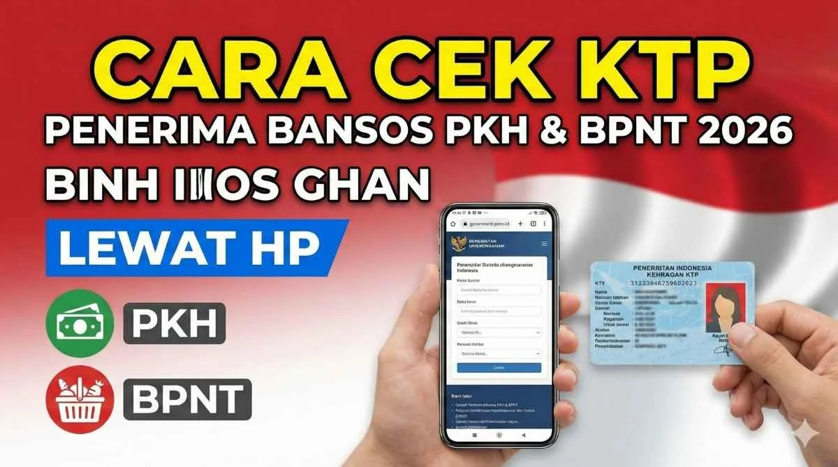 Cara Praktis Cek Bansos Maret 2026: BLT, PKH, BPNT Sudah Masuk Rekening, Hindari Hoaks!
