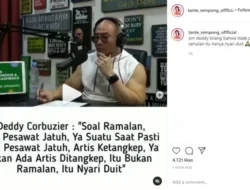 Deddy Corbuzier Kecam Peramal yang Mengaitkan Kematian Vidi Aldiano dengan Ramalan