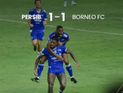 Drama VAR Gagalkan Kemenangan Persib di Markas Borneo FC, Skor Berakhir Imbang 1-1