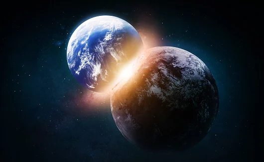 Dua Planet Tabrakan, Tak Disangka Ini Dampaknya untuk Bumi