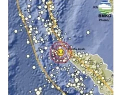 Gempa Tektonik Magnitudo 5,6 di Aceh Akibat Subduksi Lempeng Indo-Australia