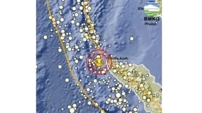 Gempa Tektonik Magnitudo 5,6 di Aceh Akibat Subduksi Lempeng Indo-Australia