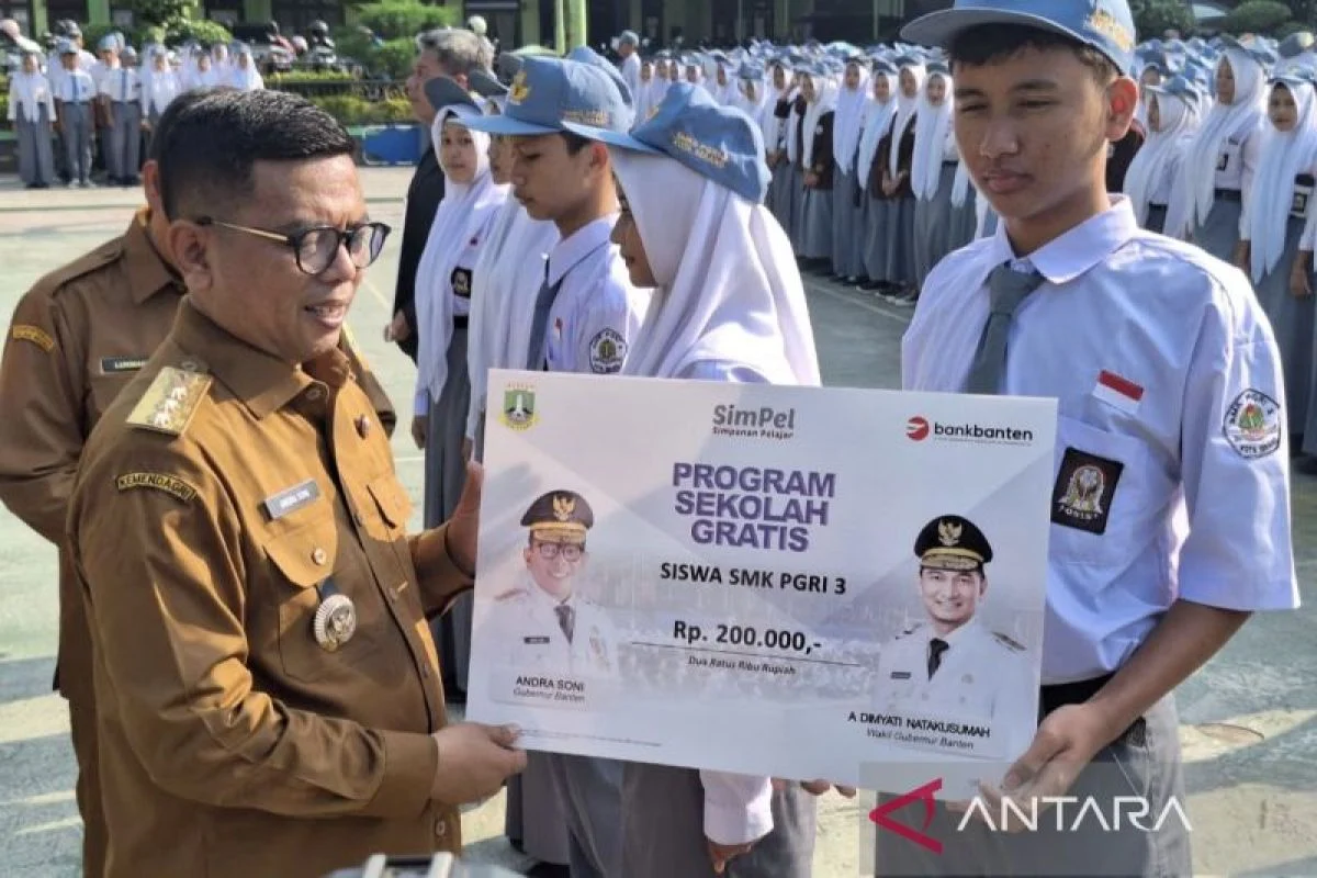 Gubernur Banten Tegaskan Program Sekolah Gratis untuk Atasi Anak Putus Sekolah