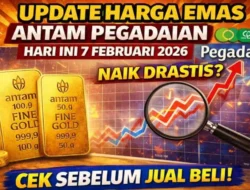 Harga Emas Turun Drastis Tujuh Hari Berturut-turut Menjelang Lebaran 2026, Ini Penyebab Utama!