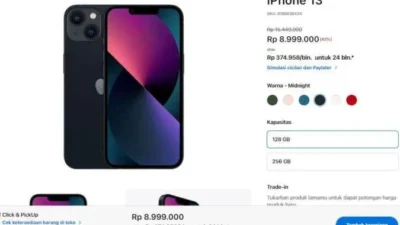 Harga iPhone 13 iBox Turun Drastis, Kini Rp8,2 Jutaan