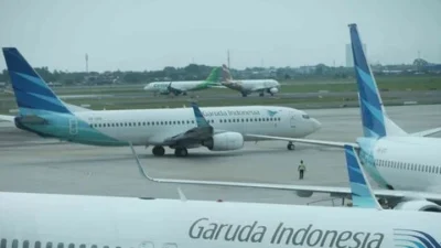 Hidung Pesawat Garuda Rusak Saat Landing di Pekanbaru, Penumpang Ungkap Detil Kejadian