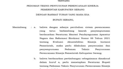 Insentif ASN Pemungut Pajak Rp34 Miliar di Kabupaten Serang, Bapenda Siapkan Perbup sebagai Aturan Teknis