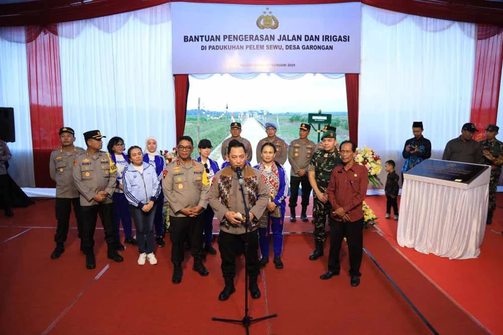 Kapolri dan Titiek Soeharto Resmikan 110 Jembatan di Riau, Dorong Pertumbuhan Ekonomi Desa