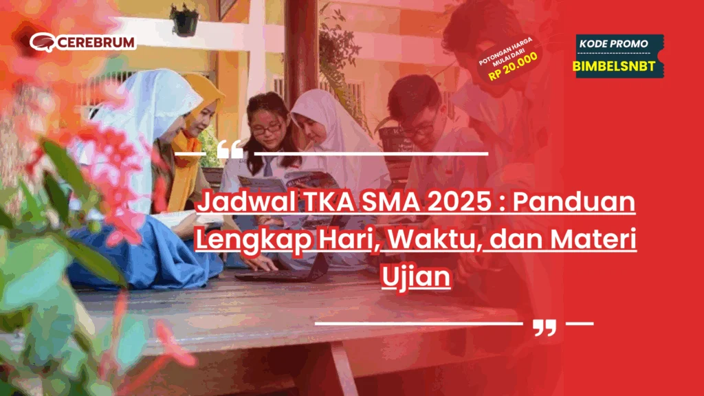 Kemendikdasmen Spill Jadwal TKA SMA 2026! Bakal Digelar Tanggal Segini