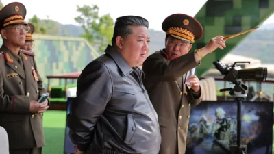 Kim Jong Un Awasi Uji Mesin Dorong Tinggi Korea Utara