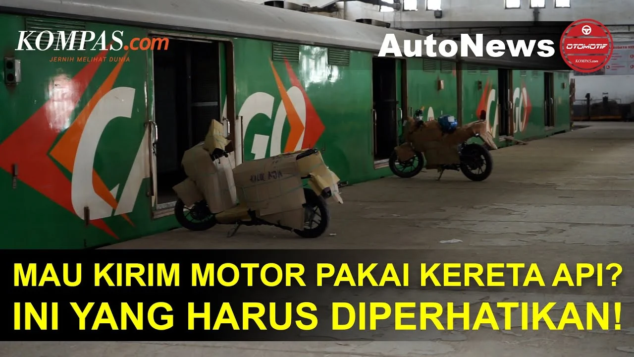 Kirim Motor Pakai KAI Logistik: Wajib Copot Spion dan Kosongkan Tangki, Simak Prosedur Lengkapnya!