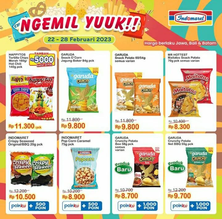 Lebaran Kurang Camilan? Cek Promo Indomaret Sekarang untuk Tetap Ngemil