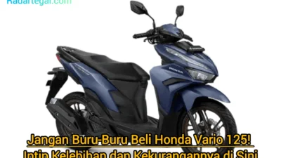 Mau Beli Honda Vario Street 125? Simak Dulu Pajaknya Berapa!