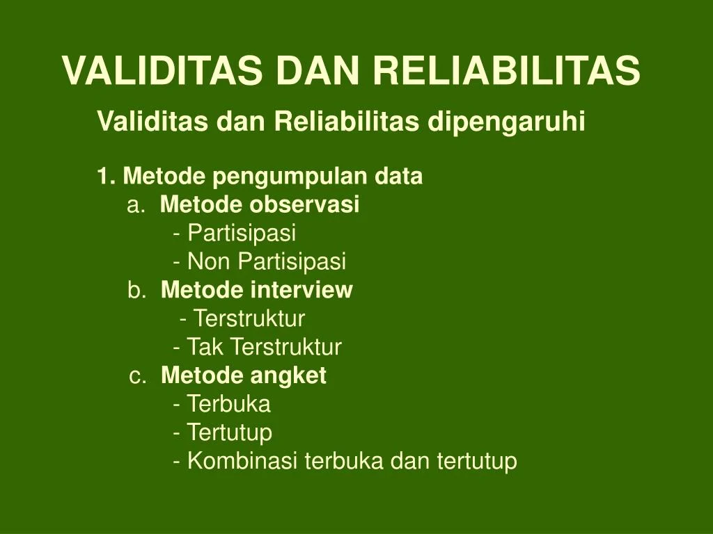 Memahami Urgensi Validitas dan Reliabilitas dalam Instrumen Penelitian