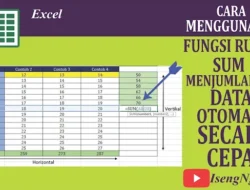 Menguasai Fungsi SUM, Senjata Rahasia Efisiensi Data di Microsoft Excel