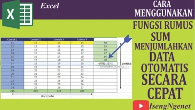 Menguasai Fungsi SUM, Senjata Rahasia Efisiensi Data di Microsoft Excel