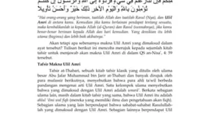 Mengungkap Dilema Ulil Amri: Ketika Amanah Kekuasaan Dikhianati