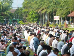 Muhammadiyah Lebak Gelar Salat Idulfitri di Masjid Muhajirin Narimbang, Jamaah Padati Lokasi