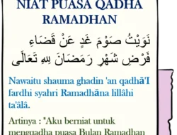 Niat Puasa Qadha Ramadhan, Tata Cara, dan Kombinasi dengan Puasa Syawal
