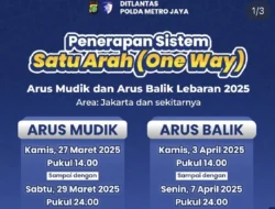 One Way di Jalan Tol: Solusi Keluar Macet Mudik Lebaran 2026, Pemudik Diminta Tetap Waspada