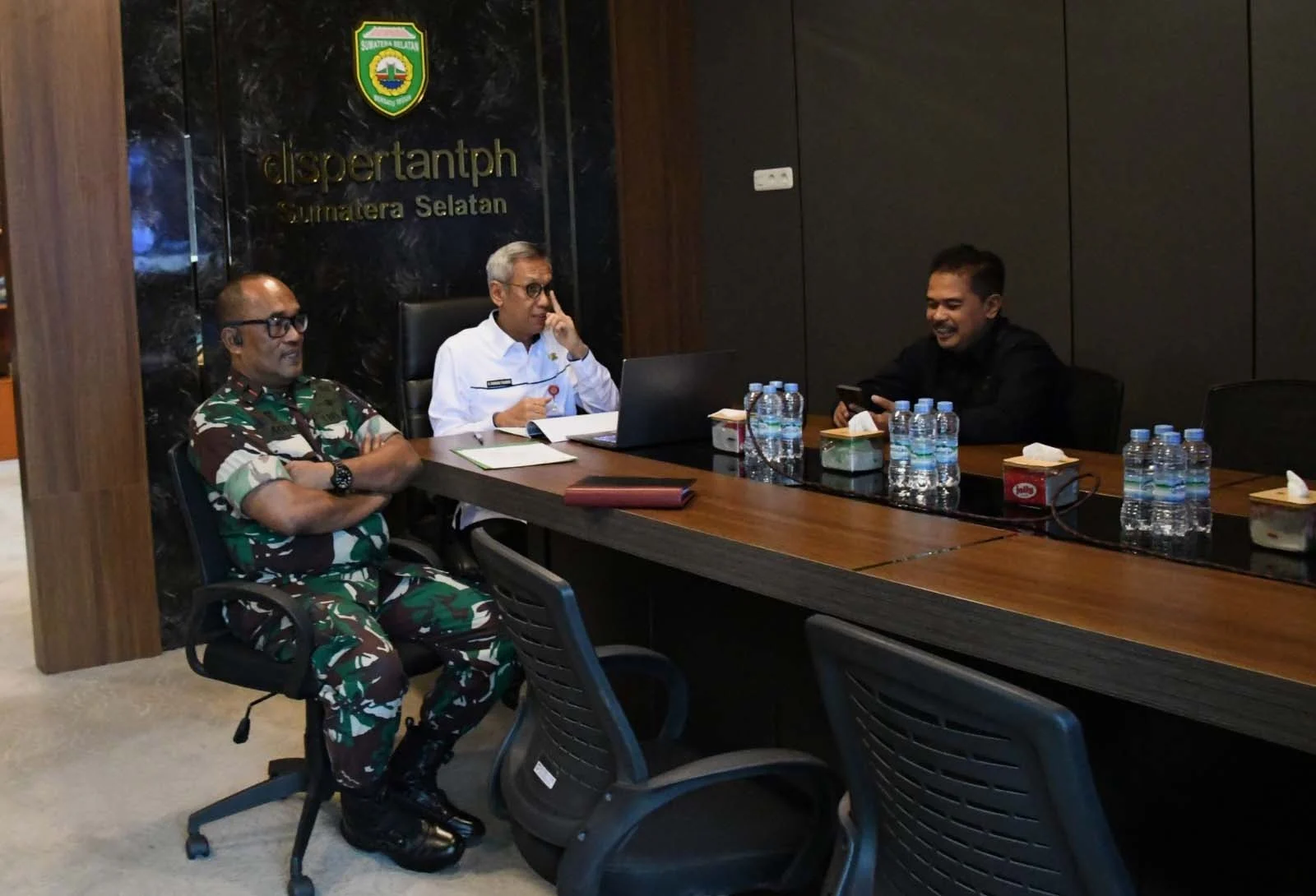 Percepat Program Ketahanan Pangan, Danrem 044/Gapo Hadiri Rakor Cetak Sawah