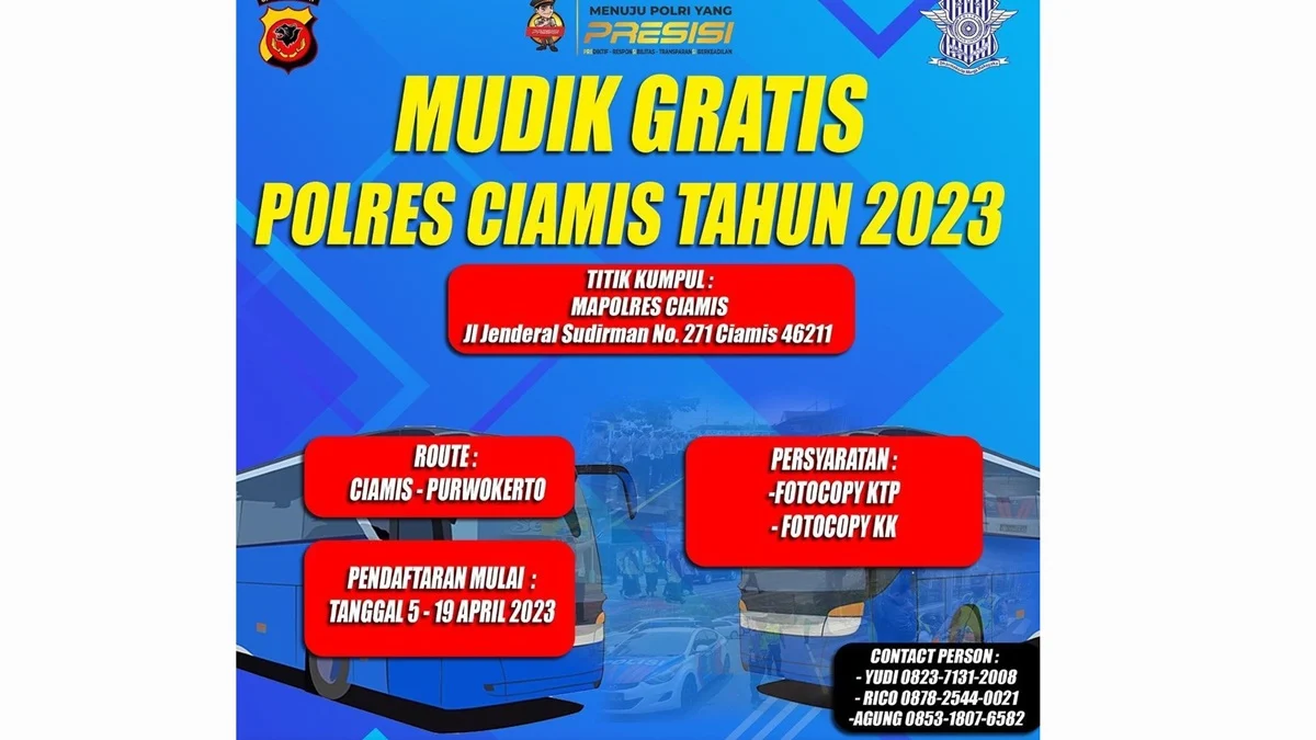Polres Ciamis Hadirkan Panggung Musik Gratis untuk Hiburan Pemudik