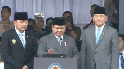 Prabowo Subianto Sapa Ajudan Setia Try Sutrisno, Sarmili, di TMP Kalibata: Simbolikasi Diplomasi Aktif Indonesia di Tengah Gejolak Timur Tengah