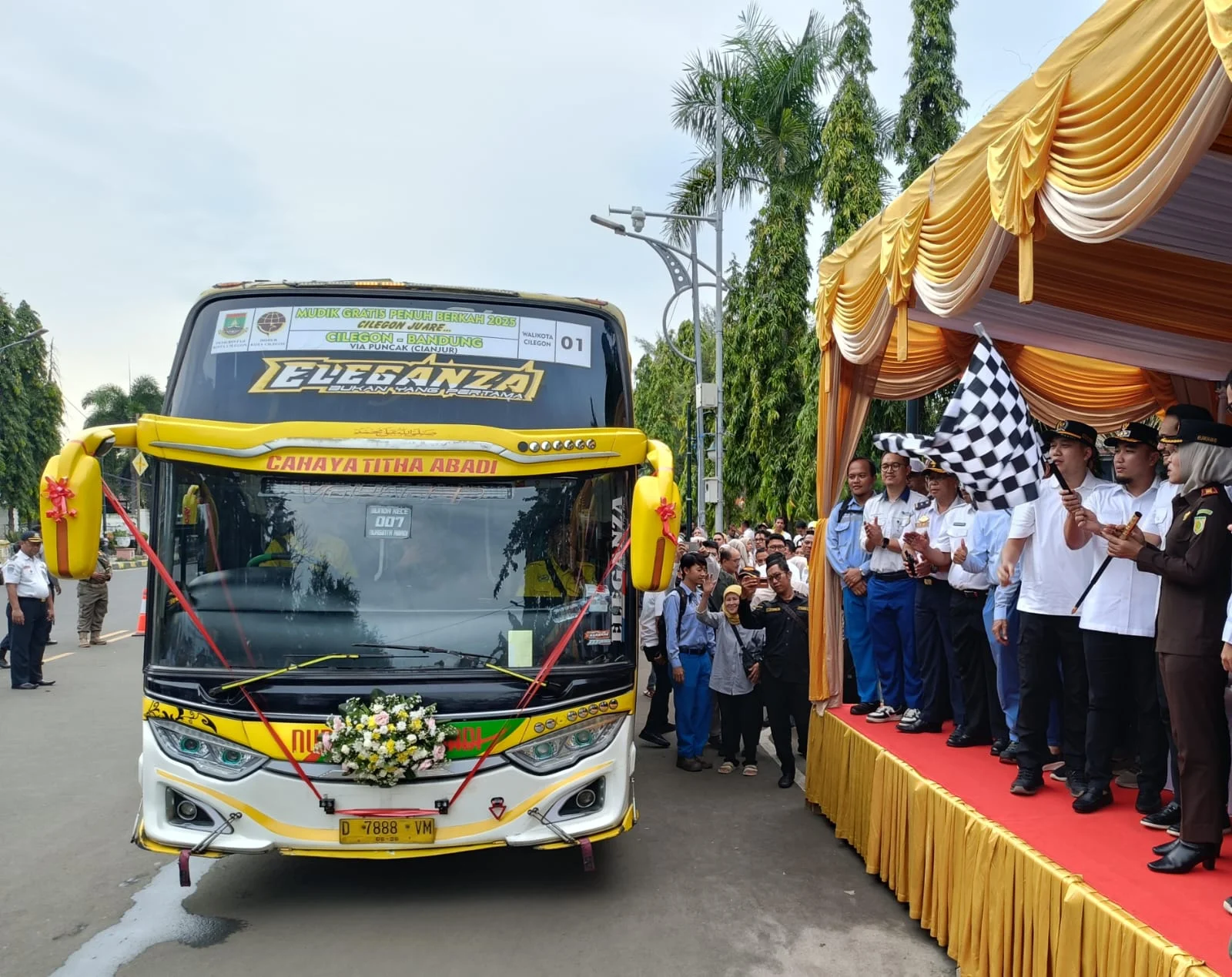 PT Indo Raya Tenaga Dukung Program Mudik Gratis Pemkot Cilegon, Sediakan Bus ke Purwokerto