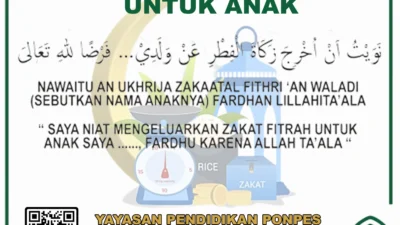 Rahasia Niat Zakat Fitrah untuk Anak: Panduan Lengkap Arab, Latin, dan Artinya yang Wajib Diketahui Setiap Keluarga