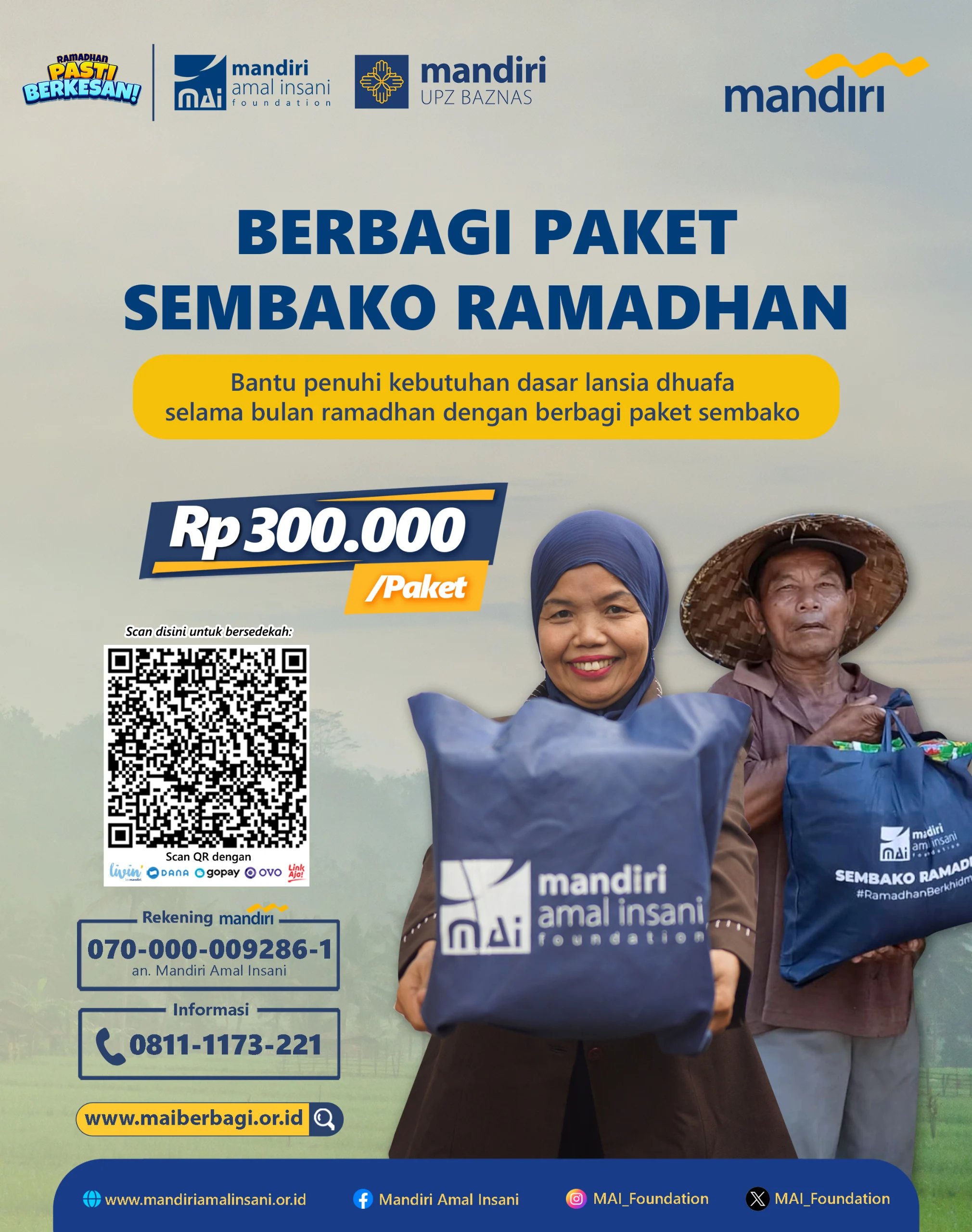 Ramadhan Berbagi, Politisi Gerindra Tebar 10.000 Paket Sembako untuk Warga Pandeglang
