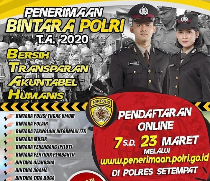 Rekrutmen Polri 2026 Dibuka! Jadwal, Kuota, dan Syarat Lengkap untuk Taruna Akpol, Bintara, dan Tamtama
