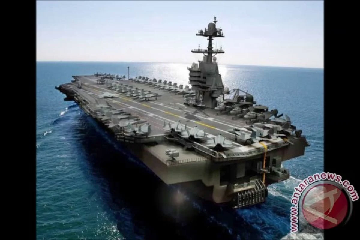 Serangan Misterius Pemberontak di Laut Merah: Kapal Induk USS Gerald Ford Diserang, Dua Prajurit Luka