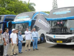 Sinergi Krakatau Steel Group: PT KSP Lepas Ratusan Peserta Mudik Gratis 2026