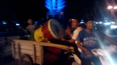 Sudah Ada Takbir Keliling di Cilegon, Diramaikan dengan Beduk dan Petasan
