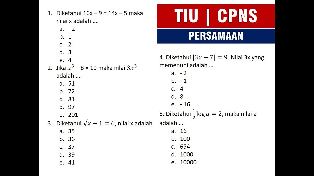 Teknik Eliminasi Cepat pada Soal Hitungan TIU CPNS, Strategi Menghemat Waktu dan Meningkatkan Akurasi