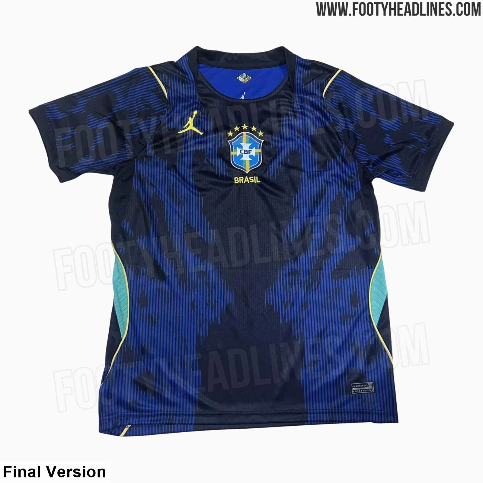 Terinspirasi Katak Beracun Amazon, Intip Kerennya Jersey Tandang Brasil dengan Sentuhan Jordan Brand