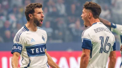 Thomas Müller Ganda Penalti, Whitecaps Dominasi 3-0 atas Toronto FC di BC Place